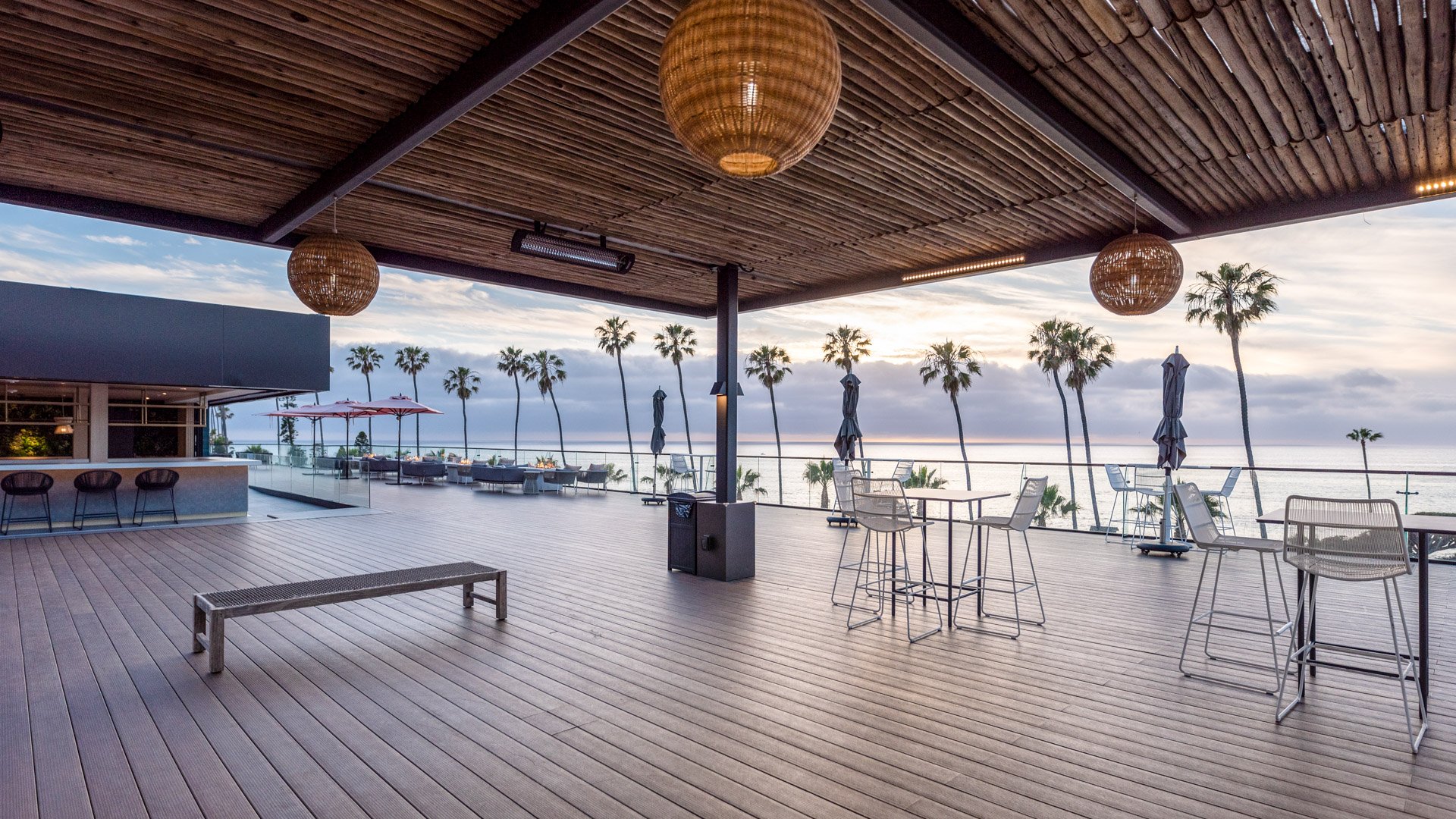 La Jolla Cove Rooftop Events, Stunning Ocean Views CA